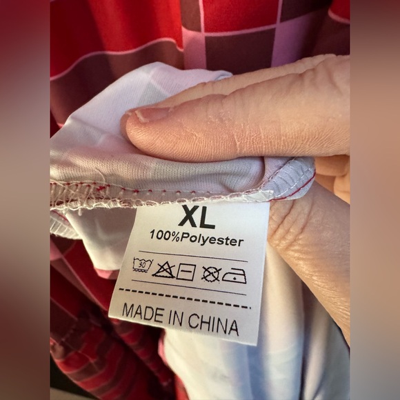 Plaid Smocked Top Maxi Dress - Picture 5 of 6